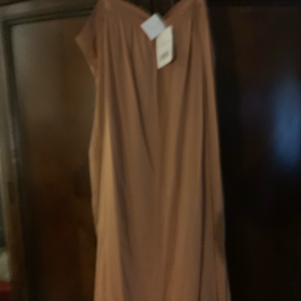 Bronze Peach Silk dress